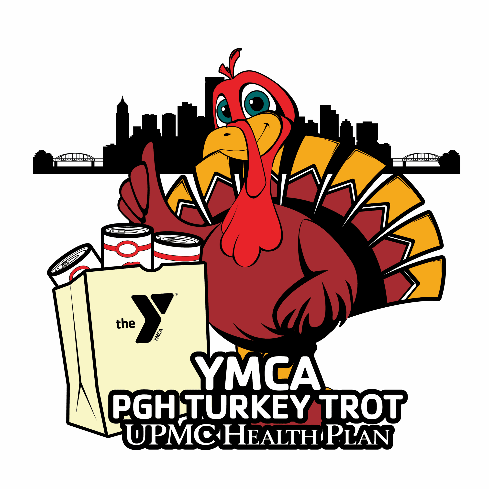 YMCA turkey trot logo 2025